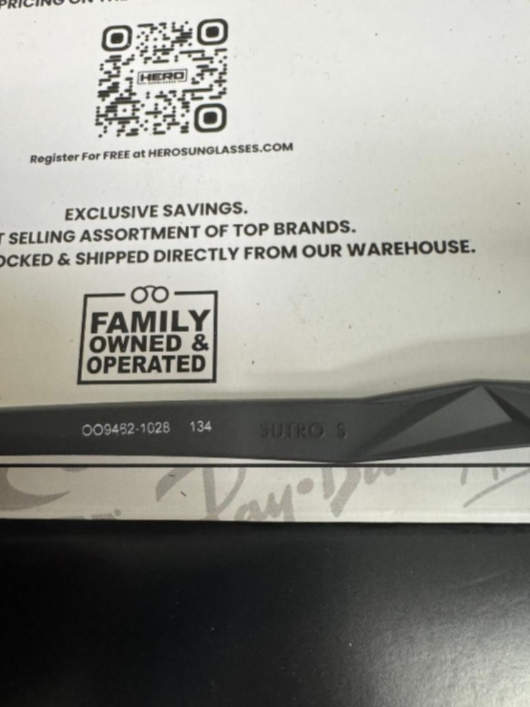 Oakley | New | Sutro S | 9462 - 10 | Matte Carbon | Prizm Black — image 6 of 7